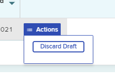 Actions Button Disgard Draft